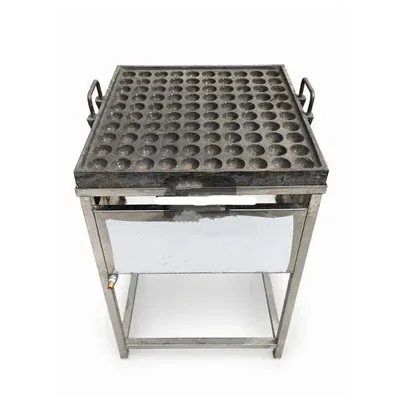 aarogyam 100 Pits Paniyaram Cooking Combo Set with Long Burner and Lid