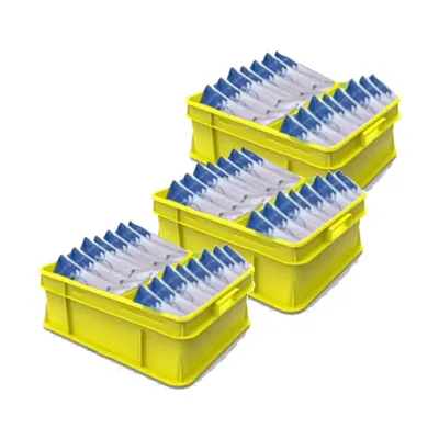 Seaplast Injection Moulded Plastic Crates, 22 Litre