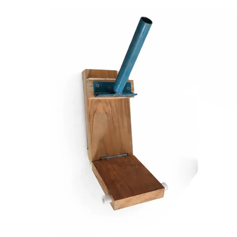 Manual Wooden Panipuri Dough Press Machine with Metal Handle