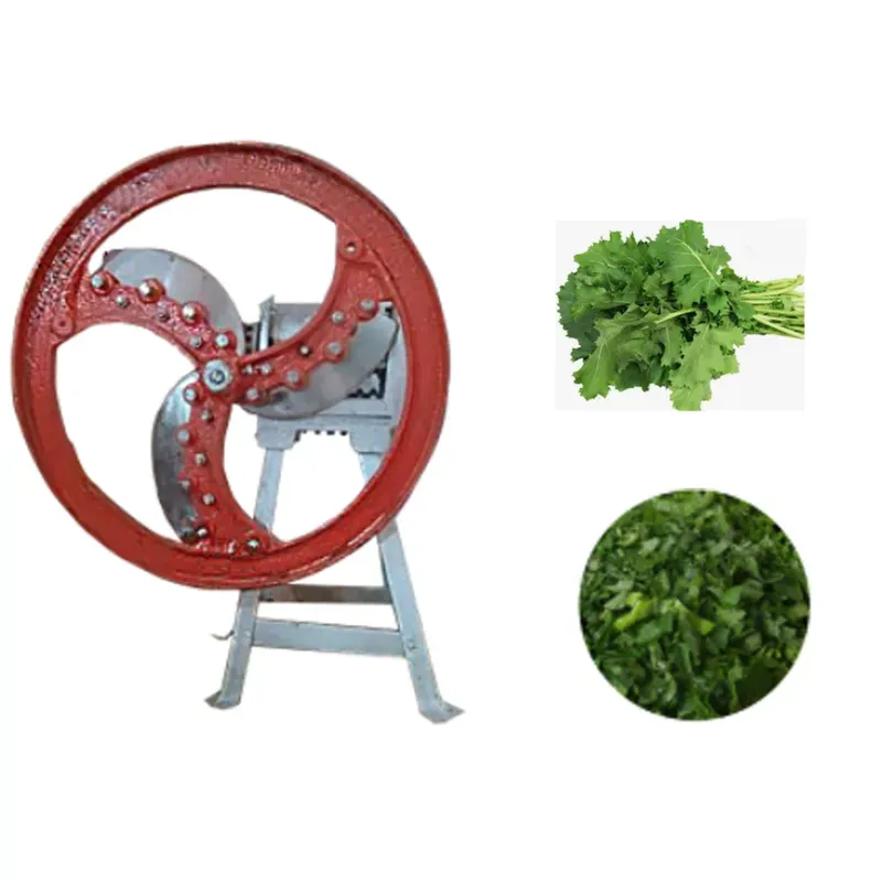 Heavy Duty 11 kg Manual Vegetables Saag and Bhaji Cutter Machine with Stainless Steel blades for Commercial Catering