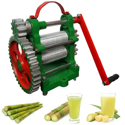 Manual Sugarcane Juice Machine with 2 CI Roller