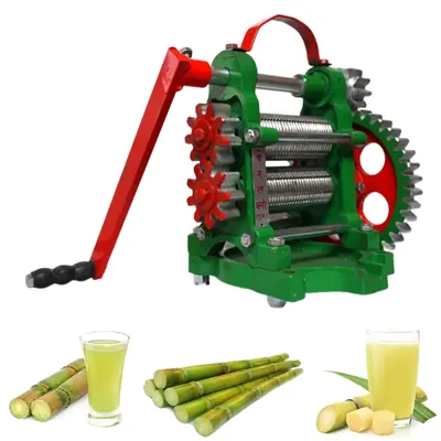 Manual Sugarcane Juice Machine with 2 SS Roller