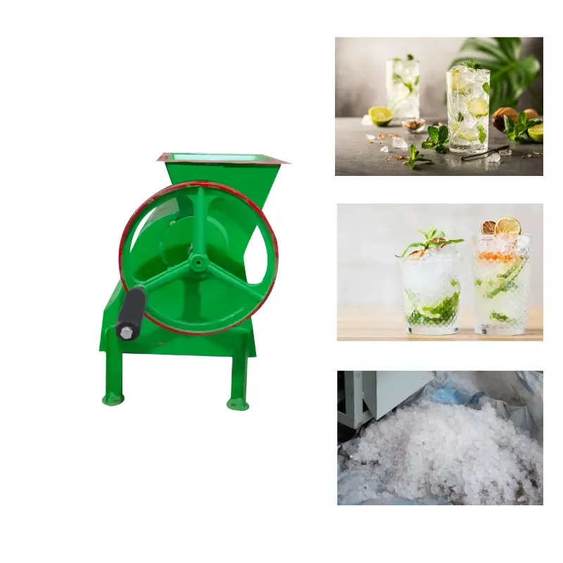 Easy to Use Manual Tabletop Ice Tukda Machine for Domestic & Small Business