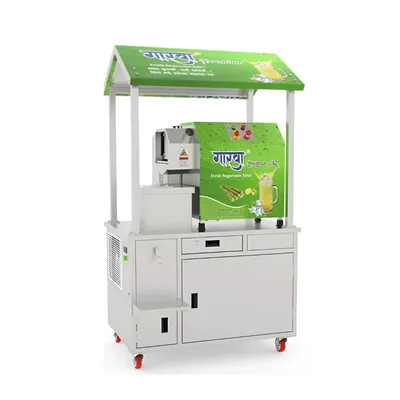 Gaarwa Quadra Premium 2 HP, 4 Roller Sugarcane Machine with 10-15 Degree Output Temperature