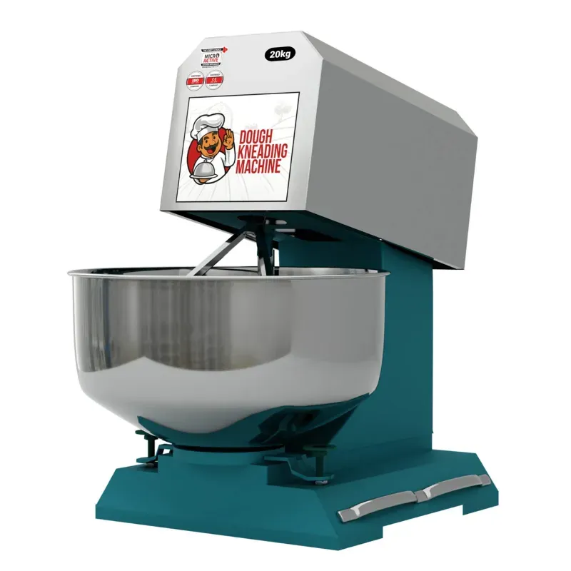 MICROACTIVE 20 kg Dough Kneader 1.5 HP Motor for Wheat/Besan/Maida With SS Bowl & Beater For Hotel, Bakery Uses