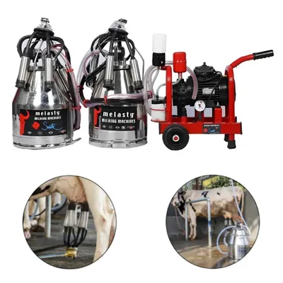 Melasty 25 Litre Fixed Type Double Bucket Milking Machine