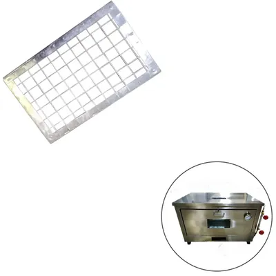 MS Tray For Commercial 12 x 16 Inch Gas Pizza Oven Single Deck With Stone Base (Pack of 2)