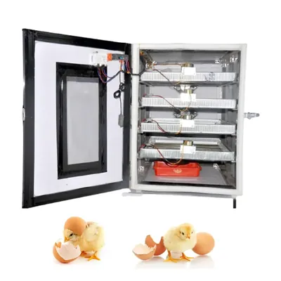300 Eggs Automatic Hatching Incubator 240 W with Metal Rolling Tray