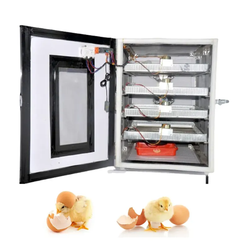 300 Eggs Automatic Hatching Incubator 240 W with Metal Rolling Tray