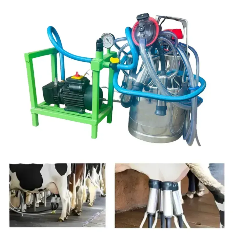 Vinspire Heavy Duty Monoblock Single Bucket (20 Litre) Milking Machine With 0.5 HP Motor & 150 LPM Pump