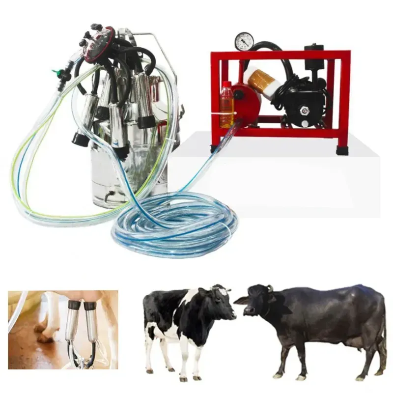 GODHAN GS-200 Oil Single Bucket Milking Machine For 15-20 Cows & Buffaloes with Free Accessories and 1 Year Warranty