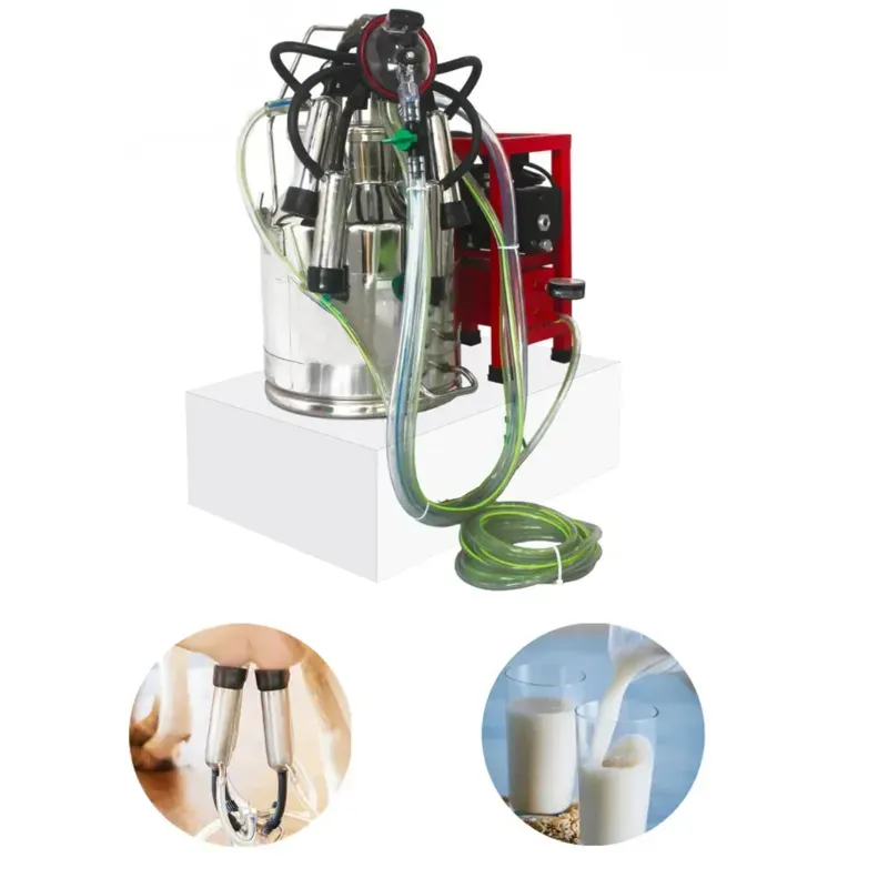 GODHAN GS-120 Milking Machine With 0.35 HP Motor & 120 LPM Pump For 4-5 Cows & 1 Year Warranty