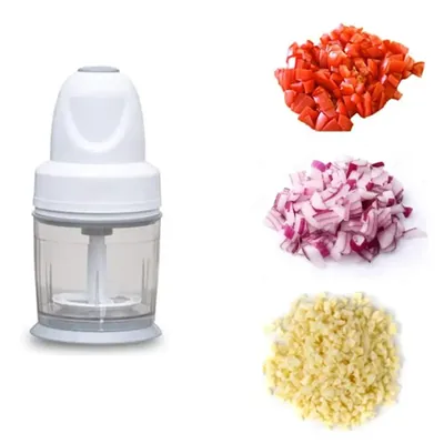 STARCAVE 300 W Electric Vegetable Chopper with 2 SS Blade Attachment