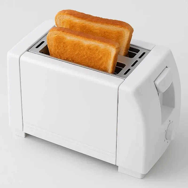 Skyline 750 W (VTL-7021), 2-Slice Pop-Up Toaster with High Lift, Compact and Lightweight Bread Toaster for Home Kitchen