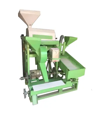 Semi-Automatic Mini Dal Mill Machine 200 kg Per Hour with 5 HP Motor