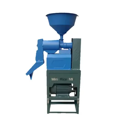 Benson 3 HP Mini Rice Mill Machine with 3 HP Single Phase Electric Motor