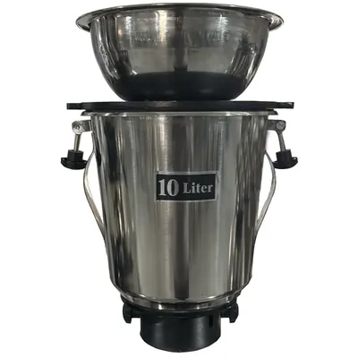 Stainless Steel 10 L Jar for Commercial Tilting Mixer Grinder