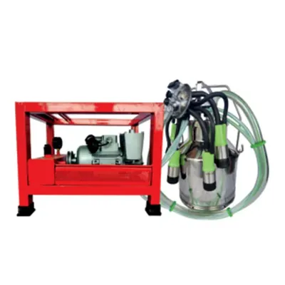 Frame Type Milking Machine With 1 HP Motor & 25 Litre Stainless Steel Bucket