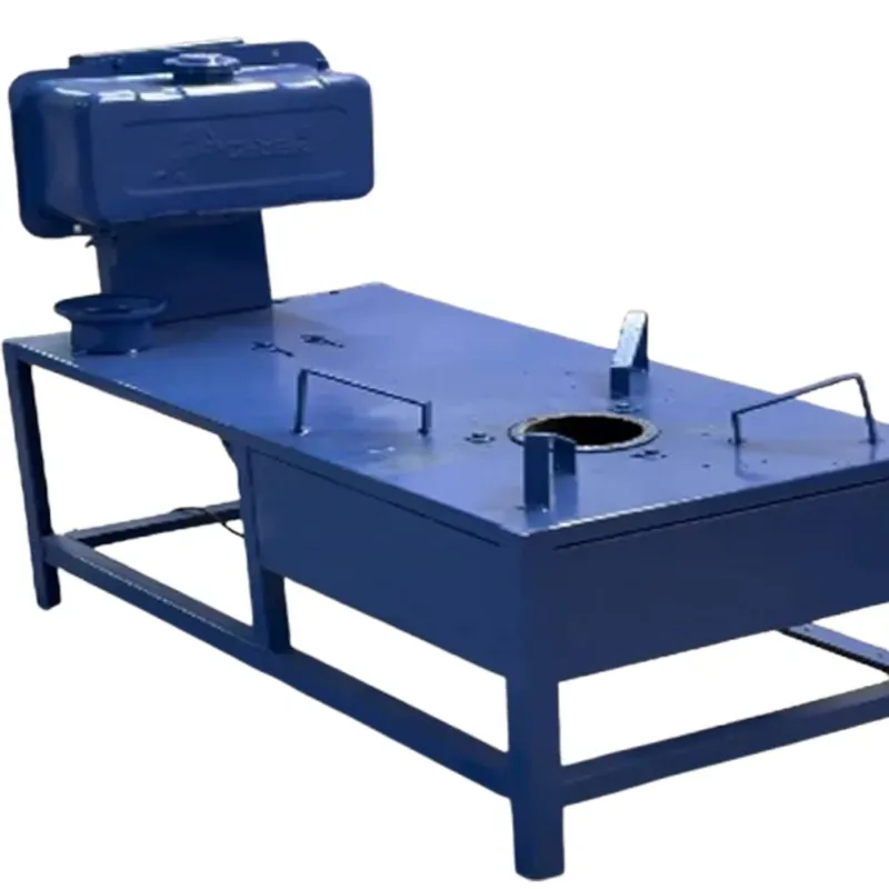 Heavy Duty Mild Steel 6 Litre Tank Diesel Operated Bhatti for Outdoor Event Catering