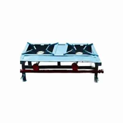 COCS Heavy Duty 2 Burner Commercial Gas Stove With Mild Steel Body