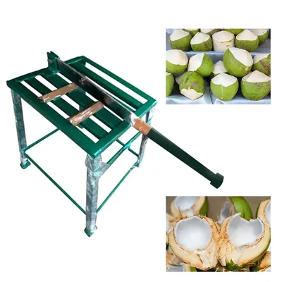 Commercial Manual Tender Coconut Cutting Machine, MS Body, 16 Inch, Mild Steel