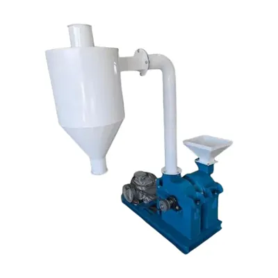 High Efficient Mild Steel Turmeric Grinding Machine With 10 HP Motor and 40-50 kg/hr Production Capacity