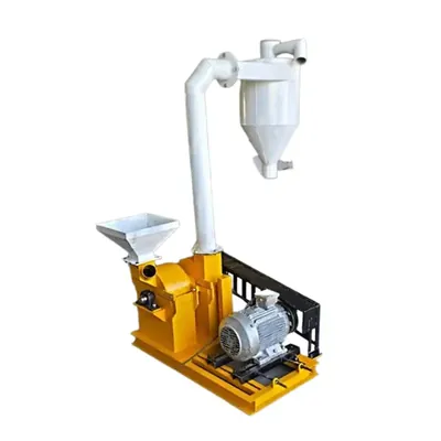 High Torque Mild Steel Turmeric Grinding Machine With 5 HP Motor and 10-20 kg/hr Production Capacity