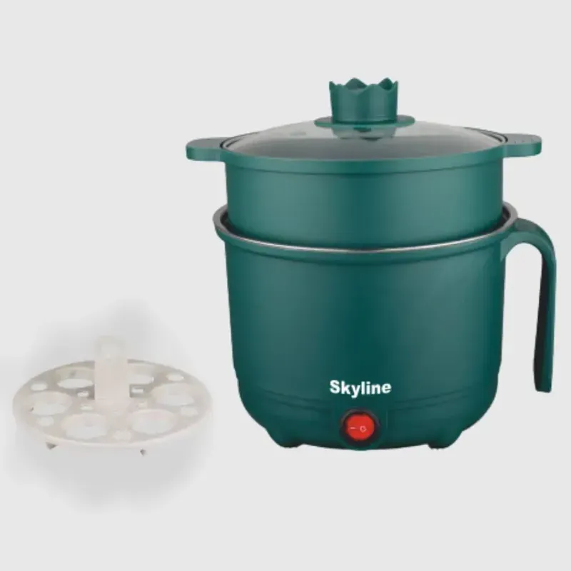 Skyline (Pack of 12) 600 W Multi Kettle with Steamer & Egg Attachment, 1.5 L, Compact All-in-One Cooker (VTL-9090)