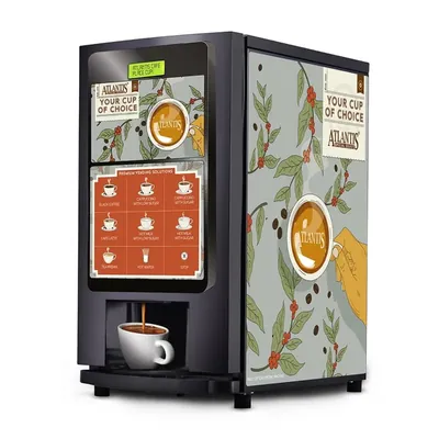Atlantis Select Tea Coffee Vending Machine With 8 Options, For Home, Shops, Offices, Hotels & Restaurants