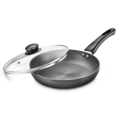 Skyline (Pack of 10) 240 mm Multipurpose Frying Pan with Glass Lid, VTL- 8100