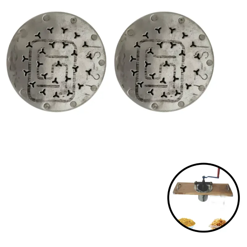 Pack of 2 Murukku Jali for Commercial Hand Operated Sev Machine