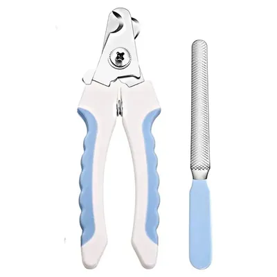 Stainless Steel Nail Cutter For Dogs, With Rubber Handle, 20 x 10 x 10 cm
