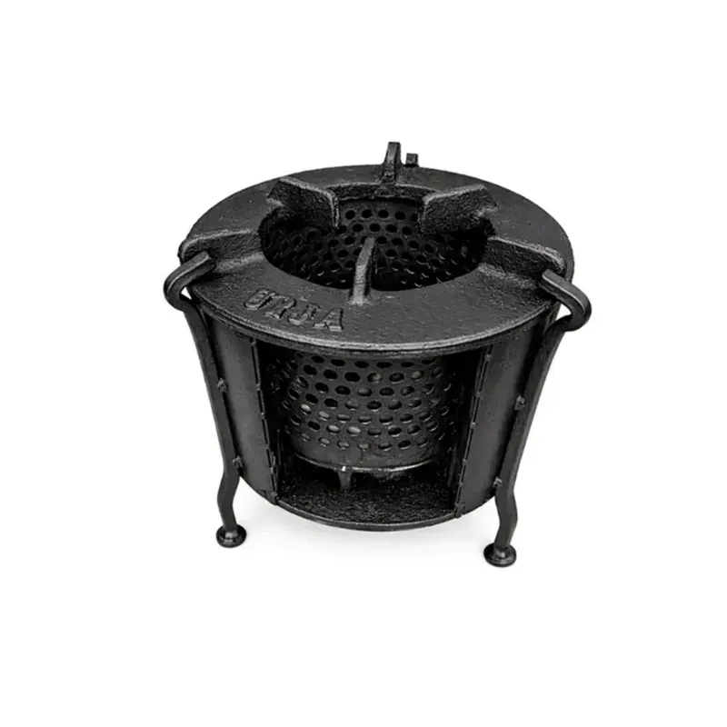 aarogyam URJA Natural Draft Smokeless Coal Cookstove 10-Inch Portable Eco-Chulha for Cooking
