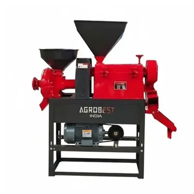 Agrobest 2 In 1 Combined Mini Rice Mill Machine With 3 HP Motor (Model No- 6N110-6P200)