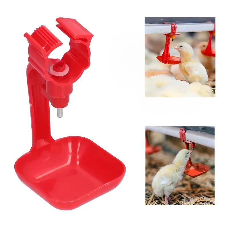 360 Degree Hanging Poultry Nipple Drinker with Holder (Pack-10 Pcs)