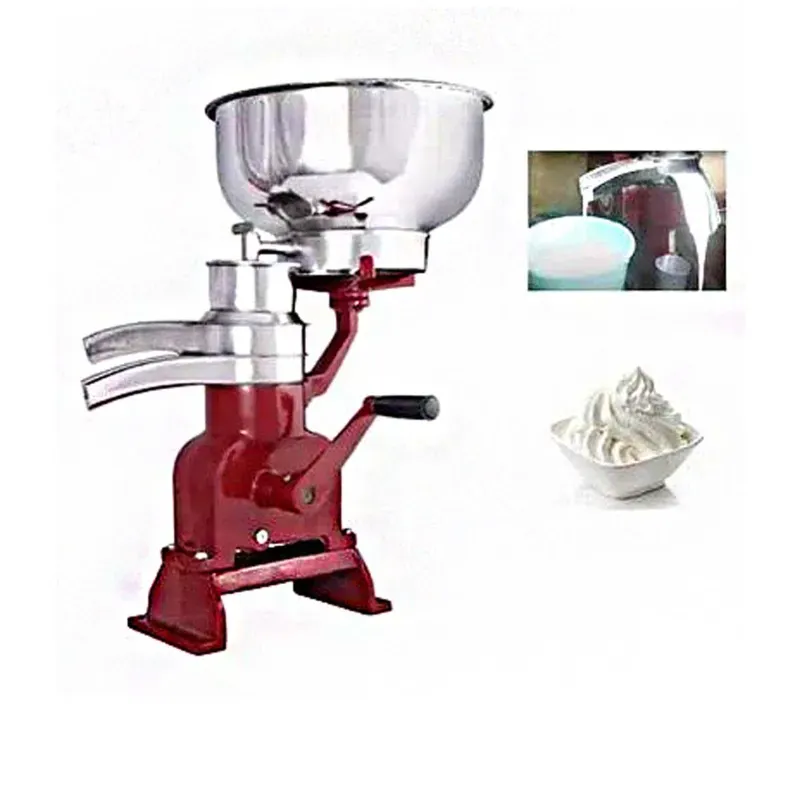 160 LPH Hand Operated Cream Separator With MS Bowl & 15 Litre Tank
