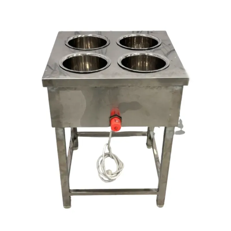 GBE 24 x 24 x 32 Inch 4 Pot Electric Operated Bain Marie for Buffet Purpose