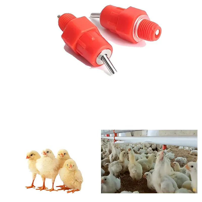 360 Degree Nipple Drinker For Poultry Farm (Pack-10 pcs)