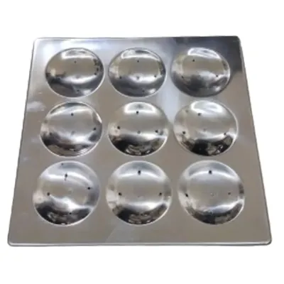 12 x 12 Inch 9 Cavity Regular Idli Tray, Stainless Steel 304 (Pack of 2)