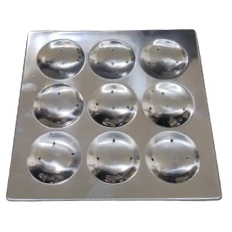 12 x 12 Inch 9 Cavity Regular Idli Tray, Stainless Steel 304 (Pack of 2)