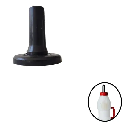 5 pcs Calf Milk Feeding Nipples, Rubber Material