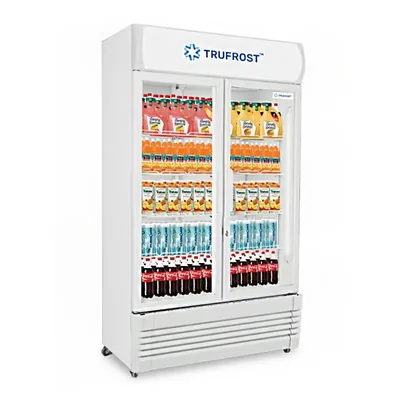 TRUFROST (Model : VC 700 NF) Two Door No-Frost Visi Cooler for Large Scale Supermarkets