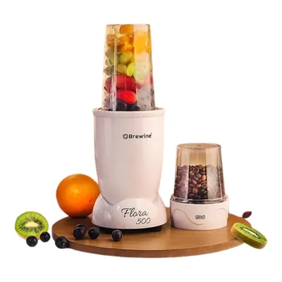 Brewine White 500 W Nutri Blender (Model : Flora 500)