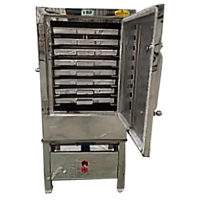 Heavy Duty 8 Tray Stainless Steel Gas Operated Nylon Live Steam Dhokla/Khaman Machine or Steamer