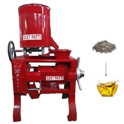 Heavy Duty 32 Patti Oil Seeds Press/Expeller Machine Without Motor, 40-45 kg/hr