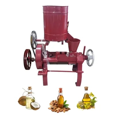 Heavy Duty 16 Patti Oil Seeds Press/Expeller Machine with 3 HP Motor, 20-22 kg Per Hour
