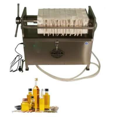Commercial 30 to 32 Litre/hr Oil Filter Machine with 9 Filter Plates