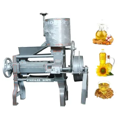 Semi Automatic 64 Patti Oil Mill/Oil Expeller Machine With 7.5 HP Motor, 60-80 kg/hr