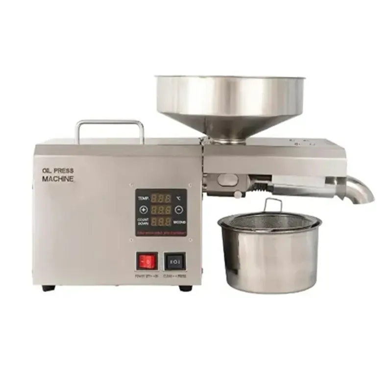 Imperium Domestic IMP-08TC Stainless Steel Oil Press Machine/Expeller, Capacity 4-8 kg/hr with Free Accessories
