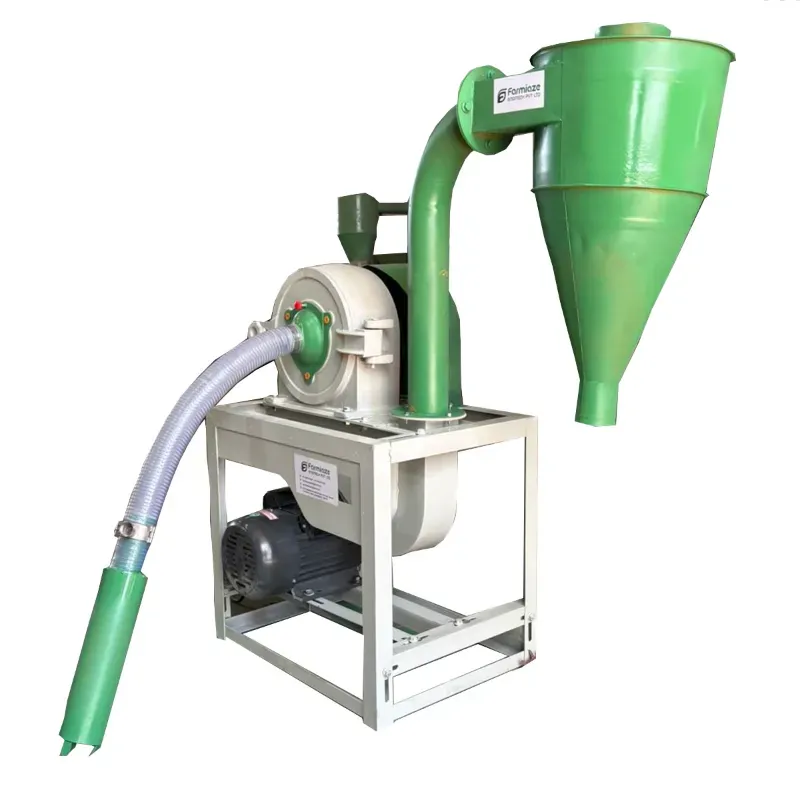 Farmiaze 3 HP Suction Pulveriser Machine with 50-200 kg/hr capacity for Dry Materials